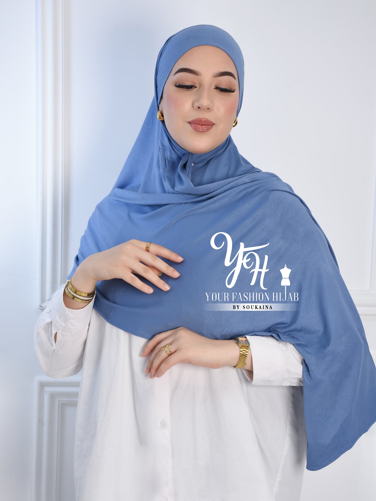 LYCRA TIE BACK -BLEU JEAN