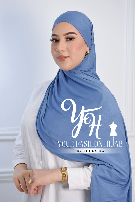 LYCRA TIE BACK -BLEU JEAN