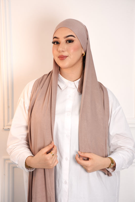 LYCRA TIE BACK - BEIGE NUDE