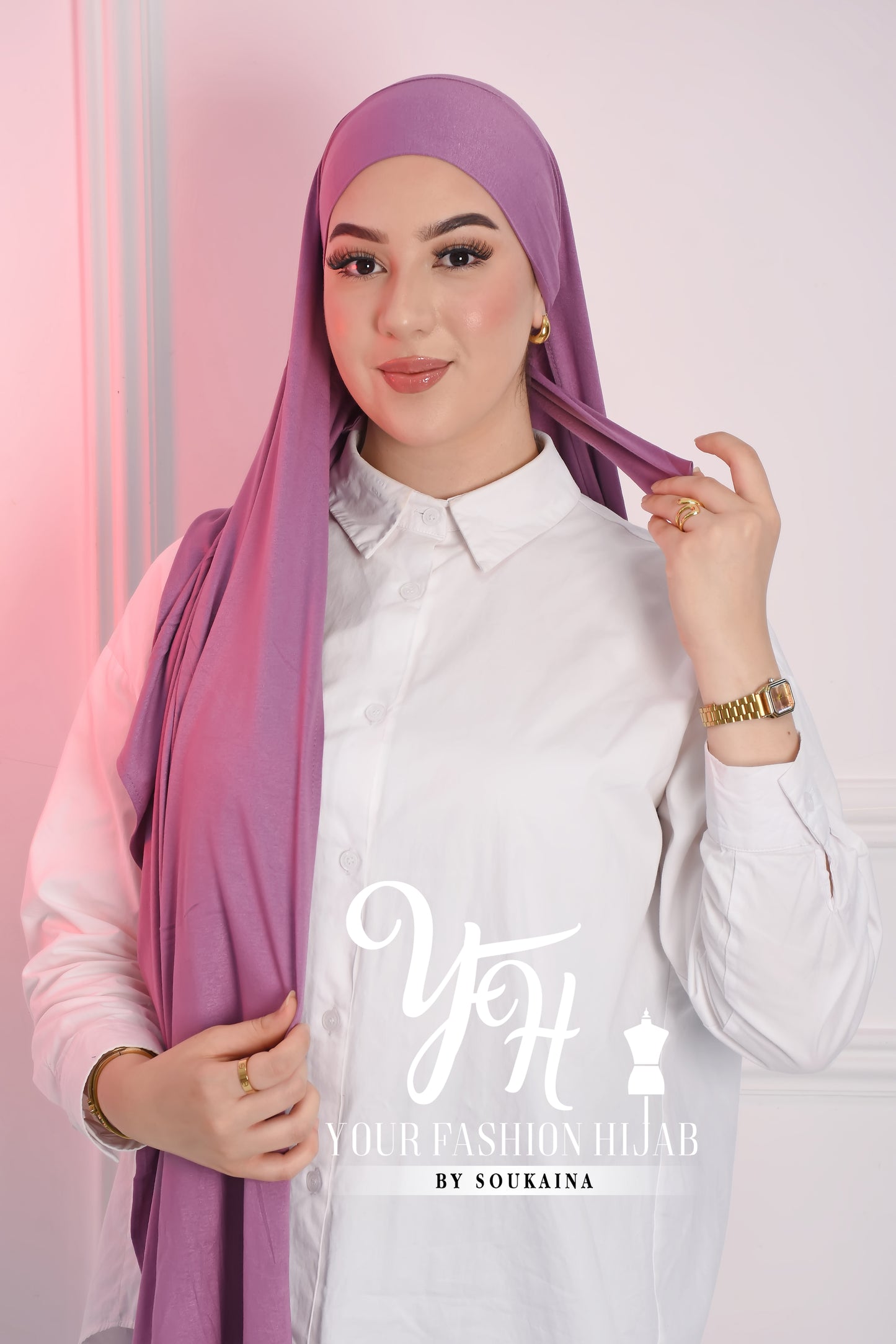 LYCRA TIE BACK - ROUGE VIOLET