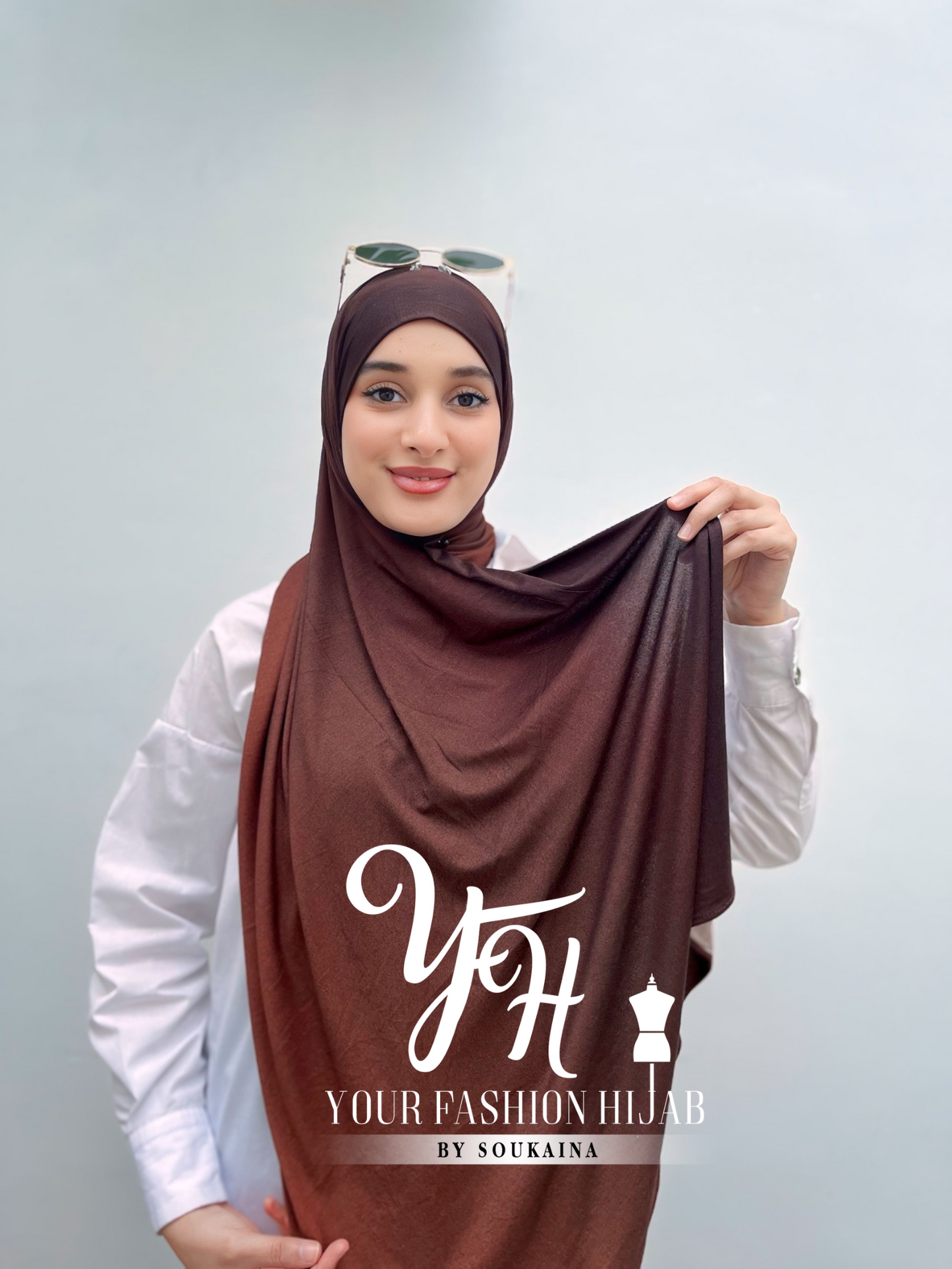 LYCRA DEGRADE-MARRON FONCE